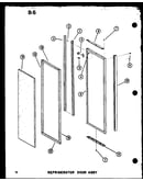 Refrigerator door assy