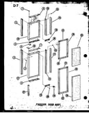 Freezer door assy