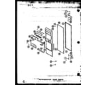Amana SDI22E-1-P74870-17W refrigerator door parts diagram
