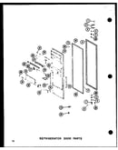Refrigerator door parts (sri19c-c/p73320-54wc) (sri19c-a/p73320-54wa) (sri19c-g/p73320-54wg) (sri19c/p73320-54w) (sri19c-l/p73320-54wl) (sdi22c-c/p73320-53wc) (sdi22c/p73320-53w) (sdi22c-a/p73320-53wa) (sdi22c-l/p73320-53wl) (sdi22c-g/p73320-53wg) (sdi25c