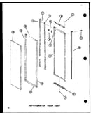 Refrigerator door assy (sri19c-c/p73320-54wc) (sri19c-a/p73320-54wa) (sri19c-g/p73320-54wg) (sri19c/p73320-54w) (sri19c-l/p73320-54wl) (sdi22c-c/p73320-53wc) (sdi22c/p73320-53w) (sdi22c-a/p73320-53wa) (sdi22c-l/p73320-53wl) (sdi22c-g/p73320-53wg) (sdi25c-