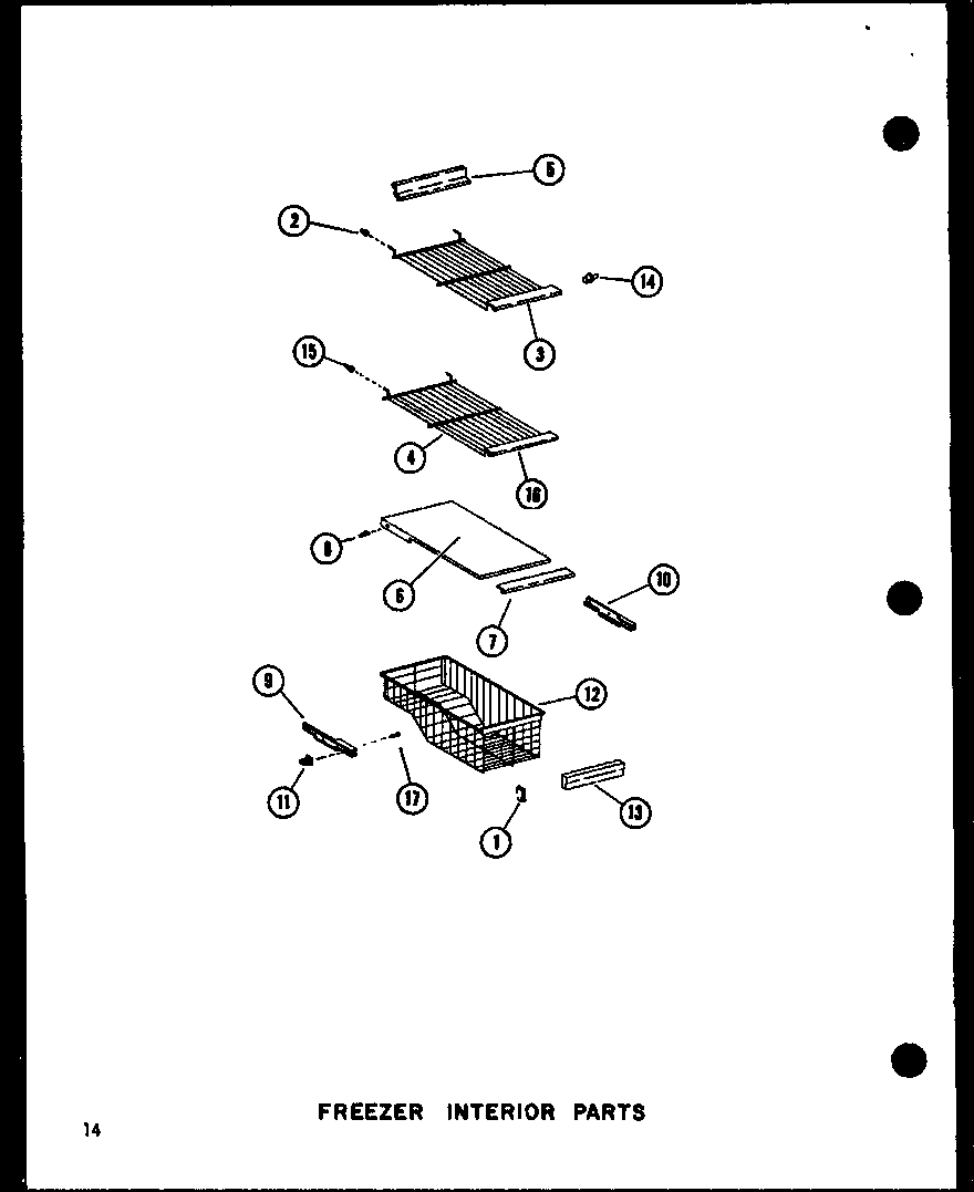 FREEZER INTERIOR PARTS (SRI19C-C/P73320-54WC) (SRI19C-A/P73320-54WA) (SRI19C-G/P73320-54WG) (SRI19C/P73320-54W) (SRI19C-L/P73320-54WL) (SDI22C-C/P73320-53WC) (SDI22C/P73320-53W) (SDI22C-A/P73320-53WA) (SDI22C-L/P73320-53WL) (SDI22C-G/P73320-53WG) (SDI25C-