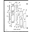 Amana SRI19C-P73320-54W freezer door assy (sri19c-g/p73900-5wg) (sri19c-a/p73900-5wa) (sri19c-c/p73900-5wc) (sri19c-l/p73900-5wl) (sri19c/p73900-5w) (sdi22c-c/p73900-6wc) (sdi22c/p73900-6w) (sdi22c-a/p73900-6wa) (sdi22c-l/p73900-6wl) (sdi22c-g/p73900-6wg) (sdi25c-c/p73900-7wc) ( diagram