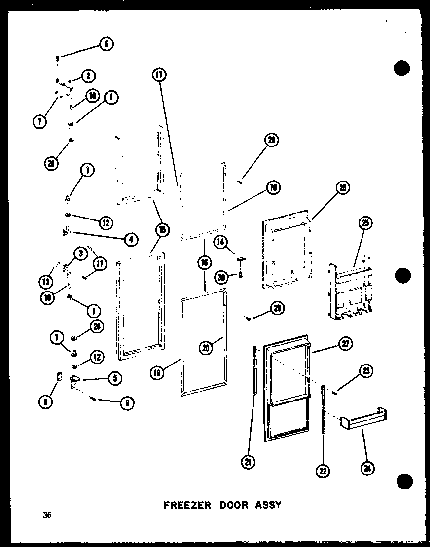 Freezer door assy (sri19c-g/p73900-5wg) (sri19c-a/p73900-5wa) (sri19c-c/p73900-5wc) (sri19c-l/p73900-5wl) (sri19c/p73900-5w) (sdi22c-c/p73900-6wc) (sdi22c/p73900-6w) (sdi22c-a/p73900-6wa) (sdi22c-l/p73900-6wl) (sdi22c-g/p73900-6wg) (sdi25c-c/p73900-7wc) (