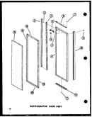 Refrigerator door assy (sri19c-g/p73900-5wg) (sri19c-a/p73900-5wa) (sri19c-c/p73900-5wc) (sri19c-l/p73900-5wl) (sri19c/p73900-5w) (sdi22c-c/p73900-6wc) (sdi22c/p73900-6w) (sdi22c-a/p73900-6wa) (sdi22c-l/p73900-6wl) (sdi22c-g/p73900-6wg) (sdi25c-c/p73900-7