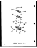 Freezer interior parts (sri19c-g/p73900-5wg) (sri19c-a/p73900-5wa) (sri19c-c/p73900-5wc) (sri19c-l/p73900-5wl) (sri19c/p73900-5w) (sdi22c-c/p73900-6wc) (sdi22c/p73900-6w) (sdi22c-a/p73900-6wa) (sdi22c-l/p73900-6wl) (sdi22c-g/p73900-6wg) (sdi25c-c/p73900-7