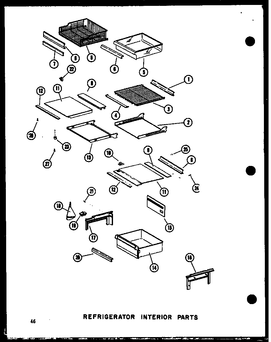 Refrigerator interior parts (sri19c-g/p73900-5wg) (sri19c-a/p73900-5wa) (sri19c-c/p73900-5wc) (sri19c-l/p73900-5wl) (sri19c/p73900-5w) (sdi22c-c/p73900-6wc) (sdi22c/p73900-6w) (sdi22c-a/p73900-6wa) (sdi22c-l/p73900-6wl) (sdi22c-g/p73900-6wg) (sdi25c-c/p73