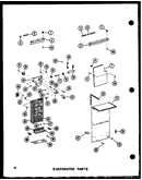 Evaporator parts (sri19c-g/p73900-5wg) (sri19c-a/p73900-5wa) (sri19c-c/p73900-5wc) (sri19c-l/p73900-5wl) (sri19c/p73900-5w) (sdi22c-c/p73900-6wc) (sdi22c/p73900-6w) (sdi22c-a/p73900-6wa) (sdi22c-l/p73900-6wl) (sdi22c-g/p73900-6wg) (sdi25c-c/p73900-7wc) (s