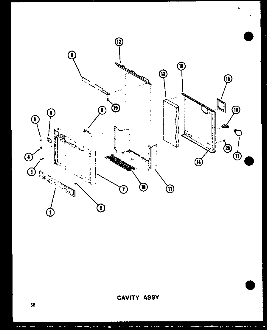 Cavity assy (sri19c-g/p73900-5wg) (sri19c-a/p73900-5wa) (sri19c-c/p73900-5wc) (sri19c-l/p73900-5wl) (sri19c/p73900-5w) (sdi22c-c/p73900-6wc) (sdi22c/p73900-6w) (sdi22c-a/p73900-6wa) (sdi22c-l/p73900-6wl) (sdi22c-g/p73900-6wg) (sdi25c-c/p73900-7wc) (sdi25c