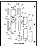 Freezer door assy