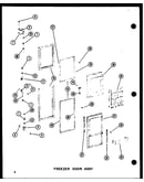 Freezer door assy