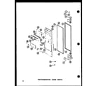 Amana SRI19D-P73900-15W refrigerator door parts diagram