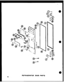Refrigerator door parts