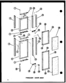 Freezer door assy