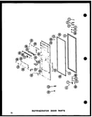 Refrigerator door parts