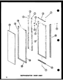 Refrigerator door assy