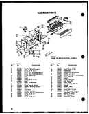 Icemaker parts (csdi25e-c/p74100-8wc) (csdi25e-a/p74100-8wa) (csdi25e-g/p74100-8wg) (csdi25e/p74100-8w) (csdi25e-l/p74100-8wl)