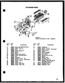 Ice maker parts (sri19e-c/p74100-5wc) (sri19e-a/p74100-5wa) (sri19e-g/p74100-5wg) (sri19e/p74100-5w) (sri19e-l/p74100-5wl) (sdi22e-c/p74100-6wc) (sdi22e/p74100-6w) (sdi22e-a/p74100-6wa) (sdi22e-l/p74100-6wl) (sdi22e-g/p74100-6wg) (sdi25e-g/p74100-7wg) (sd