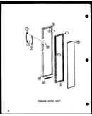 Freezer door assy
