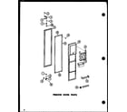 Amana SRI-22E-P74100-11W freezer door parts diagram