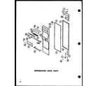 Amana SR19E-P74100-1W refrigerator door parts diagram