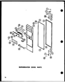Refrigerator door parts