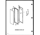 Amana SR-522E-A-P74100-10WA refrigerator door assy diagram