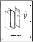 Refrigerator door assy