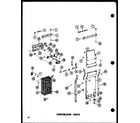Amana SR25E-P74100-4W evaporator parts diagram
