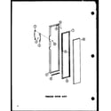 Amana SRI-22E-L-P74870-11WL freezer door assy diagram