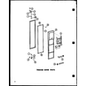 Amana SRI-22E-L-P74870-11WL freezer door parts diagram