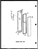 Freezer door assy