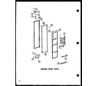 Amana SRI-22E-L-P74870-21WL freezer door parts diagram