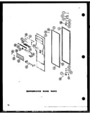 Refrigerator door parts