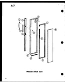 Freezer door assy