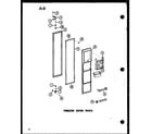 Amana SR25E-1-C-P74870-24WC freezer door parts diagram