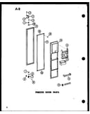 Freezer door parts
