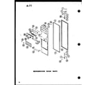 Amana SR19E-1-L-P74870-22WL refrigerator door parts diagram