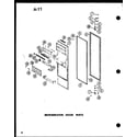 Amana SR19E-1-C-P74870-22WC refrigerator door parts diagram