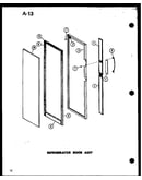 Refrigerator door assy