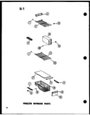 Freezer interior parts