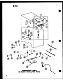 Compressor parts ice maker installation parts