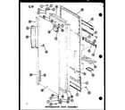 Amana SR19F-L-P75400-1WL refrigerator door assembly (sr19f-c/p75400-1wc) (sr19f/p75400-1w) (sr19f-a/p75400-1wa) (sr19f-l/p75400-1wl) (sr19f-g/p75400-1wg) diagram
