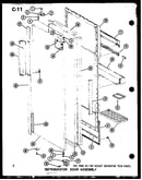 Refrigerator door assembly (sr22f-c/p75400-2wc) (sr22f/p75400-2w) (sr22f-a/p75400-2wa) (sr22f-l/p75400-2wl) (sr22f-g/p75400-2wg) (sr25f-l/p75400-3wl) (sr25f/p75400-3w) (sr25f-g/p75400-3wg) (sr25f-c/p75400-3wc) (sr25f-a/p75400-3wa) (sr522f-g/p75400-4wg) (s