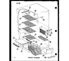 Amana SR25F-G-P75400-3WG freezer accessory diagram