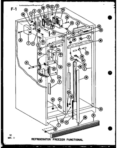Refrigerator freezer functional (sl22f-c/p75400-13wc) (sl22f/p75400-13w) (sl22f-a/p75400-13wa) (sl22f-l/p75400-13wl) (sl22f-g/p75400-13wg) (sli22f-l/p75400-12wl) (sli22f-c/p75400-12wc) (sli22f-g/p75400-12wg) (sli22f/p75400-12w) (sli22f-a/p75400-12wa) (sli