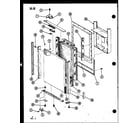 Amana SRI19F-1-P75400-6W upper freezer door diagram