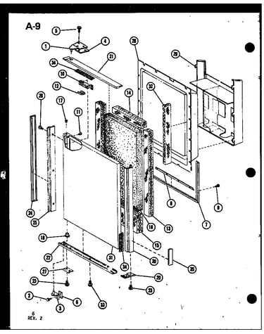 Upper freezer door