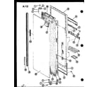 Amana SRI19F-1-C-P75400-6WC refrigerator door assembly (i) diagram