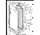 Amana SRI19F-1-C-P75400-6WC refrigerator door assembly (ii) diagram